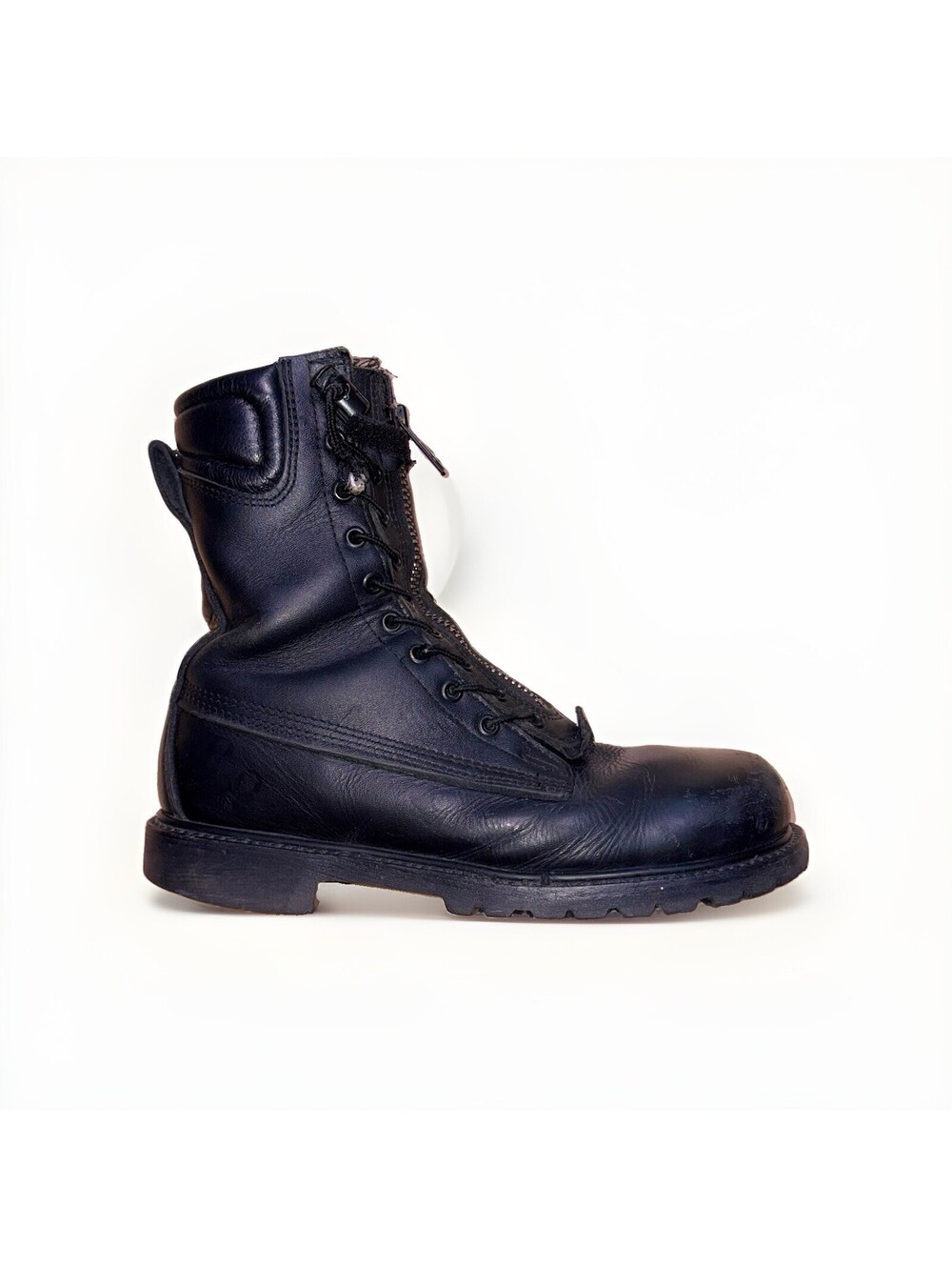 Pro Warrington 3003 8” Wildland Station Boots Men’s 9.5 Black Leather